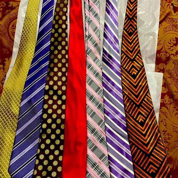 Mens neck ties, very good condition, all 7 sold together - Picture 1 of 2